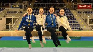 Ginnastica Casati da sinistra Tognali Crivalli Boracchi Ronchi 2025