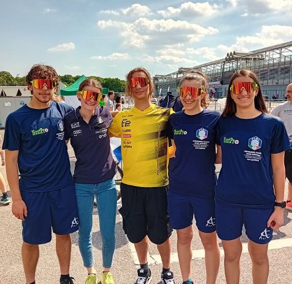 Lissone Skiroll gruppetto atleti a Monza Autodromo 2025
