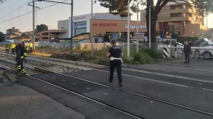 Cesano Maderno incidente pasasggio a livello
