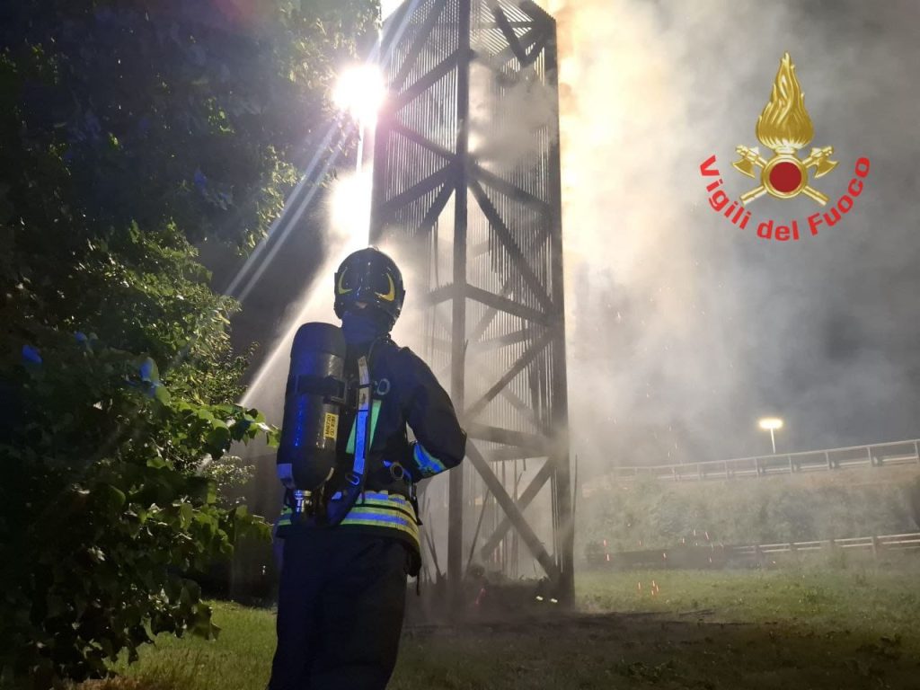 Vigili del fuoco moVe Lissone intervento