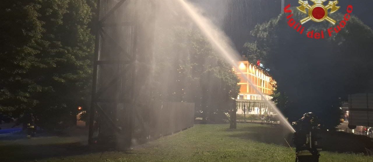 Vigili del fuoco moVe Lissone intervento