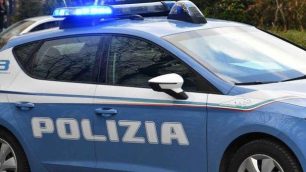 Una volante della Polizia di Stato di Monza