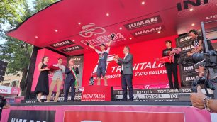 Giro d'Italia a Cesano Maderno, il vincitore Nico Denz