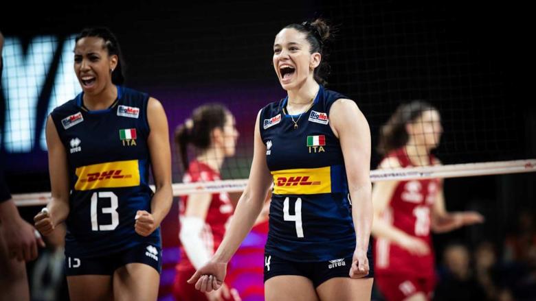 Pallavolo Bosio esultanza nazionale