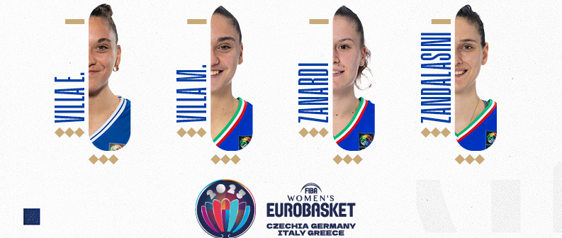Convocate Italia Basket donne le gemelle Villa