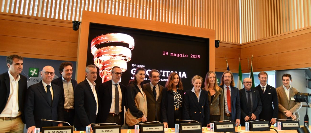 Giro d'Italia 2025 Presentazione tappe lombarde sindaco Cesano Maderno Gianpiero Bocca