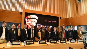 Giro d'Italia 2025 Presentazione tappe lombarde sindaco Cesano Maderno Gianpiero Bocca