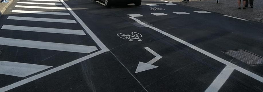 Viabilità biciclette segnaletica