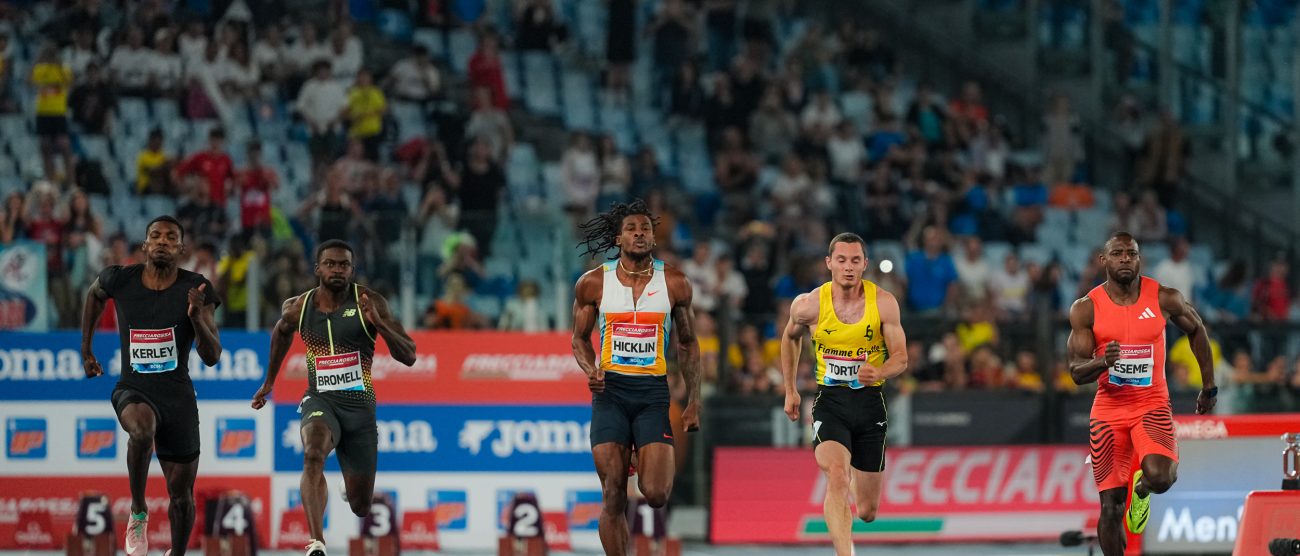 Golden Gala Diamond League 2025 100 metri Filippo Tortu - Foto Francesca Grana/Fidal
