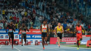 Golden Gala Diamond League 2025 100 metri Filippo Tortu - Foto Francesca Grana/Fidal