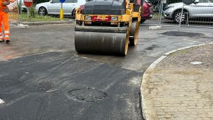 Monza lavori viale Sicilia