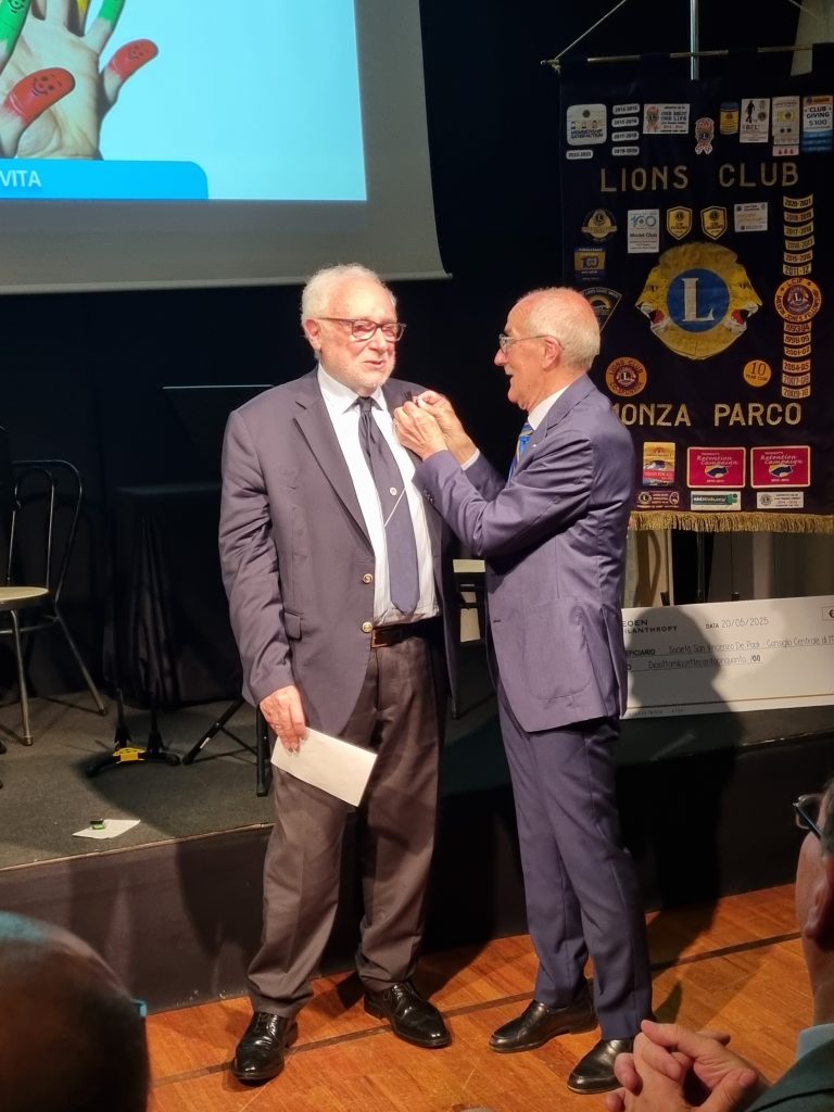 Lions Club Monza Parco e Neoen Philantropy Accendiamo la Solidarietà. 2025 Spillatura MJF