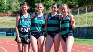 Atletica Camp.italiani universitari 4x400 Lombardi Pepe Lazzarin Dionisi