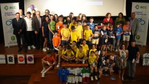 Ciclismo Lissone giovani a Palazzo Terragni 2025