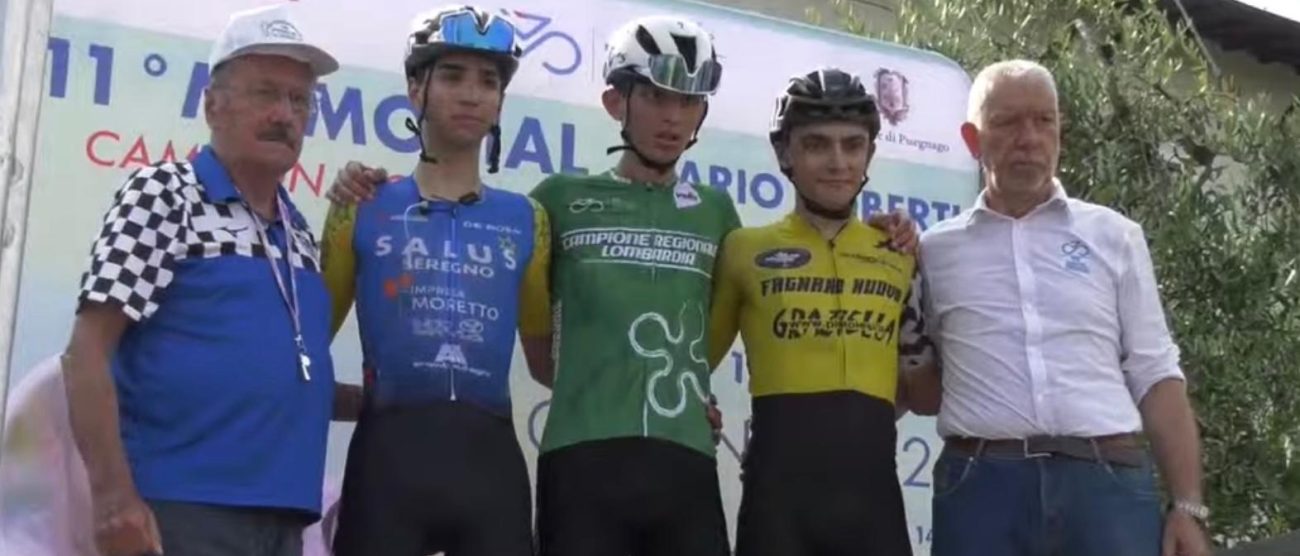 Ciclismo Longoni Daniele podio camp.lombardo 2025 junior