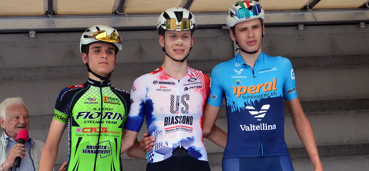 Ciclismo allievi da sinistra Bosio Armanasco Osmetti Monticelli Brusati 2025