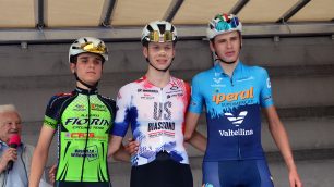 Ciclismo allievi da sinistra Bosio Armanasco Osmetti Monticelli Brusati 2025