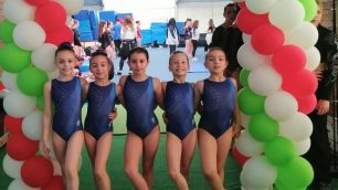 Ginnastica Pro Lissone Camp.Csen da sinistra Marcelloni Cardullo, Pignattelli, Zeni, Ugolotti 2025
