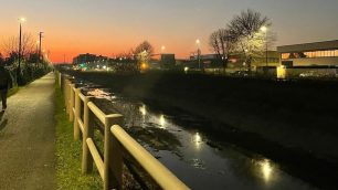 La pista ciclabile lungo il Villoresi a Limbiate