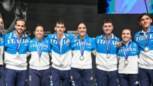 Italia fioretto campione europa Federscherma - Photo BizziTeam/Federscherma
