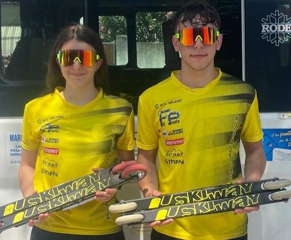 Lissone Skiroll a sinistra Arianna Forzatti terza Carlo Mariani primo in Coppa Italia 2025
