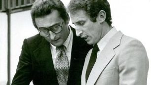 Calcio Ac Monza Aurelio Cazzaniga, a sinistra