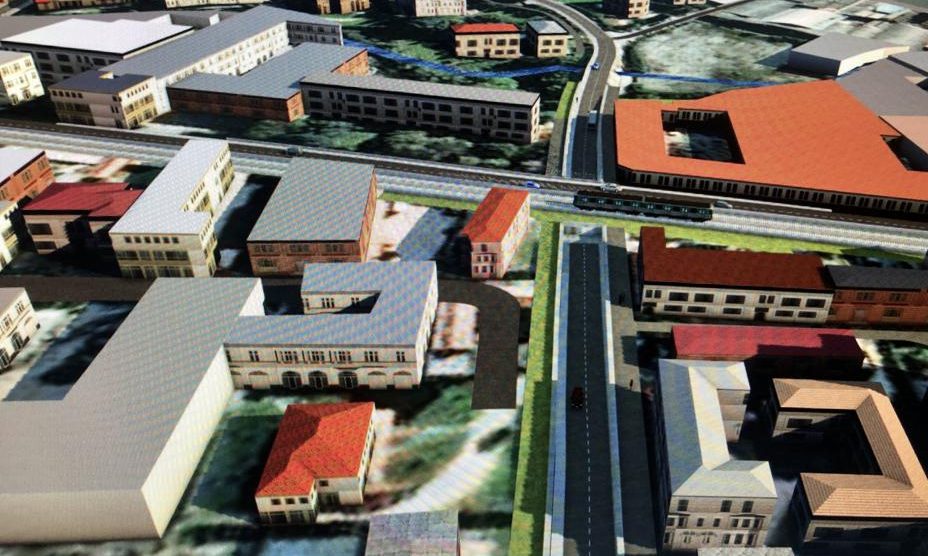 Meda rendering sottopasso ferroviario via Seveso-Cadorna