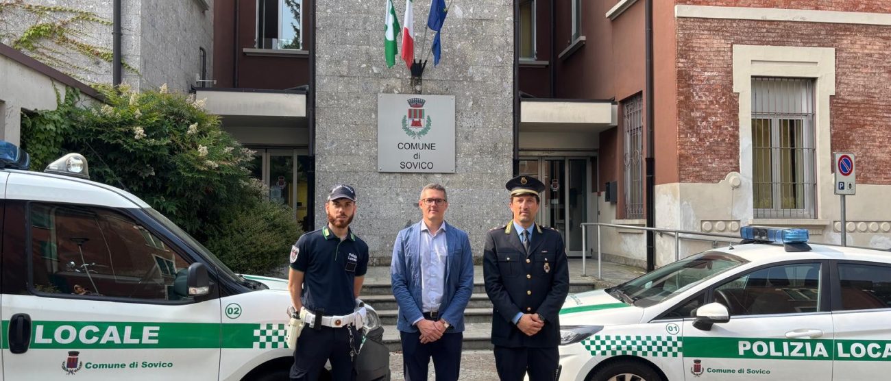 La polizia locale di Sovico