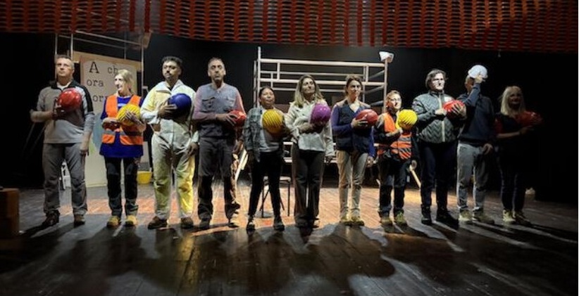 Lo spettacolo contro le morti sul lavoro di ESEM CPT