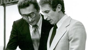 Calcio Ac Monza Aurelio Cazzaniga, a sinistra