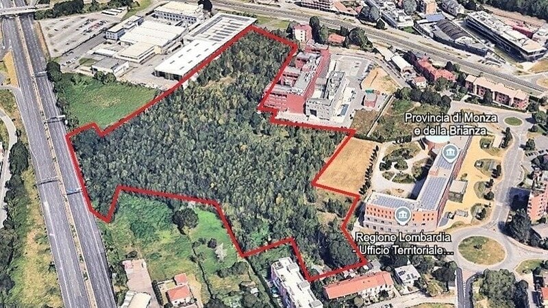 Mappa ex IV Novembre Monza ll bosco spontaneo