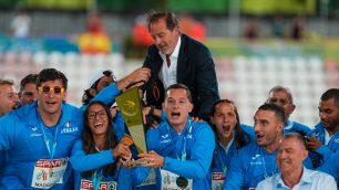 Atletica La festa dell'Italia campione Europa a squadre Filippo Tortu - foto Sportmedia/Fidal