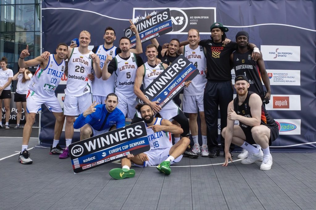 Basket Nazionale 3x3 Open Carlo Fumagalli Desio i qualificati del raggruppamento di Kosice in Slovacchia - foto Fiba