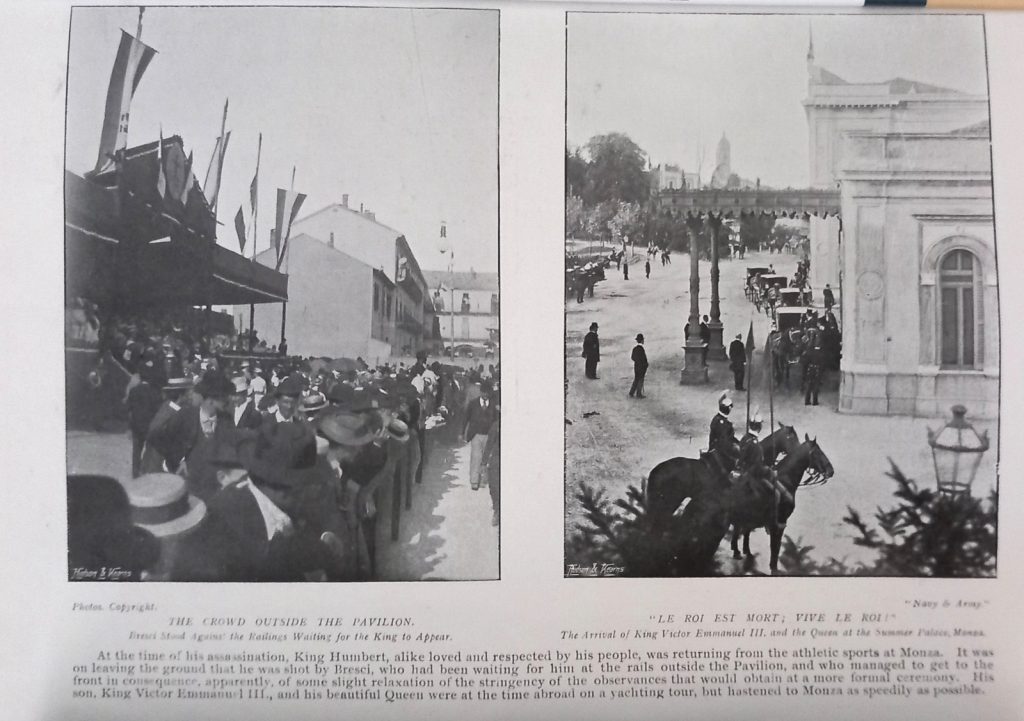 Regicidio Umberto I stampa internazionale