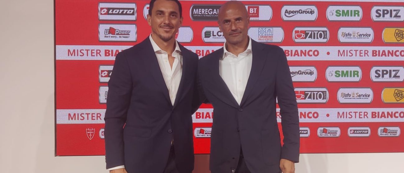 Calcio Ac Monza ds Nicolas Budisso e mister Paolo Bianco