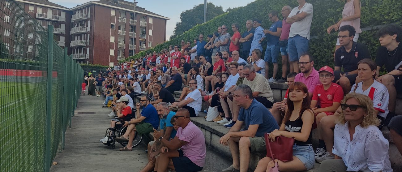 Calcio Ac Monza prima amichevole con Collina d'Oro a Monzello