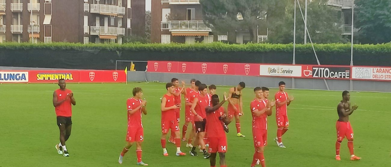 Calcio Ac Monza prima amichevole con Collina d'Oro a Monzello