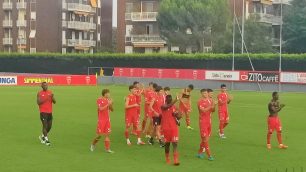 Calcio Ac Monza prima amichevole con Collina d'Oro a Monzello