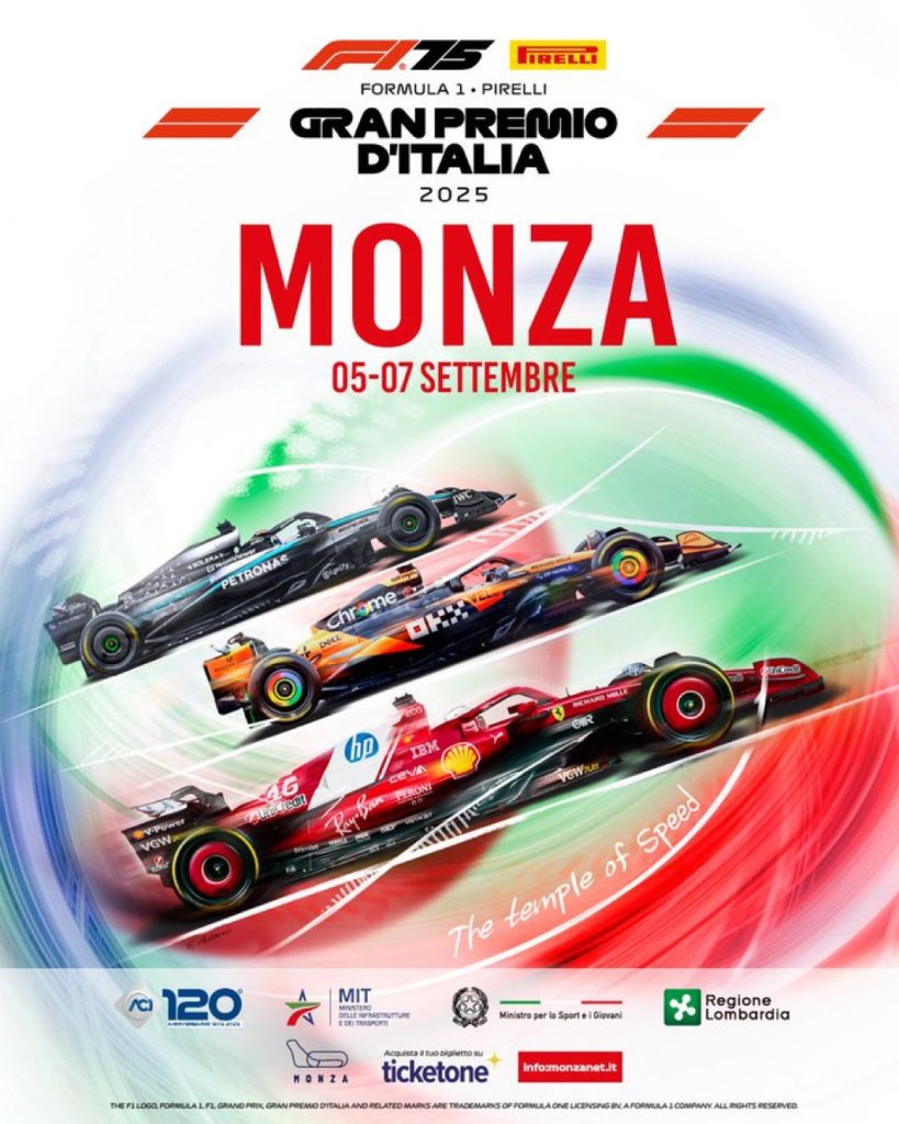Monza manifesto Gp Italia 2025