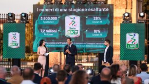 Calcio Serie B presentazione calendario 2025-2026 a Palazzo Te a Mantova - foto Serie BKT