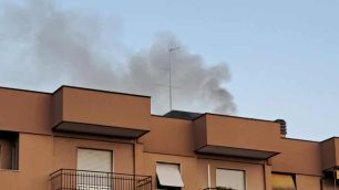 Il principio di incendio a Palazzolo