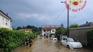 L'esondazione del Seveso a Lentate
