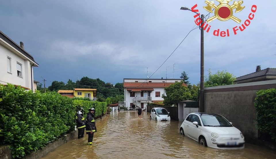L'esondazione del Seveso a Lentate