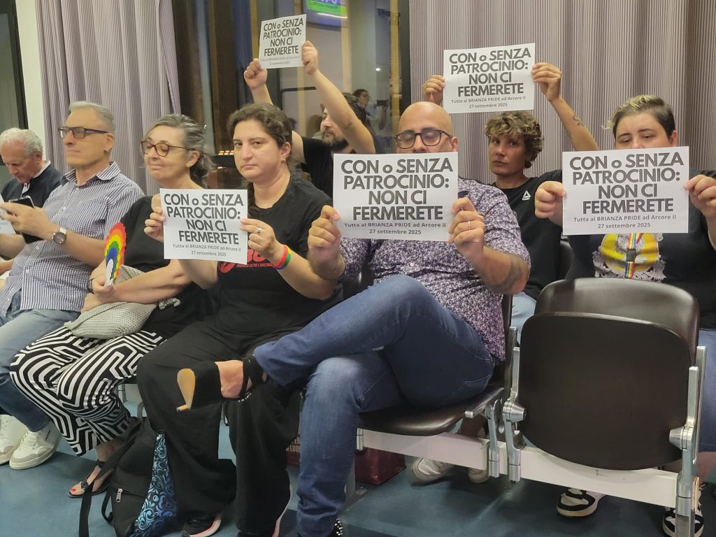 Arcore Pride consiglio no patrocinio
