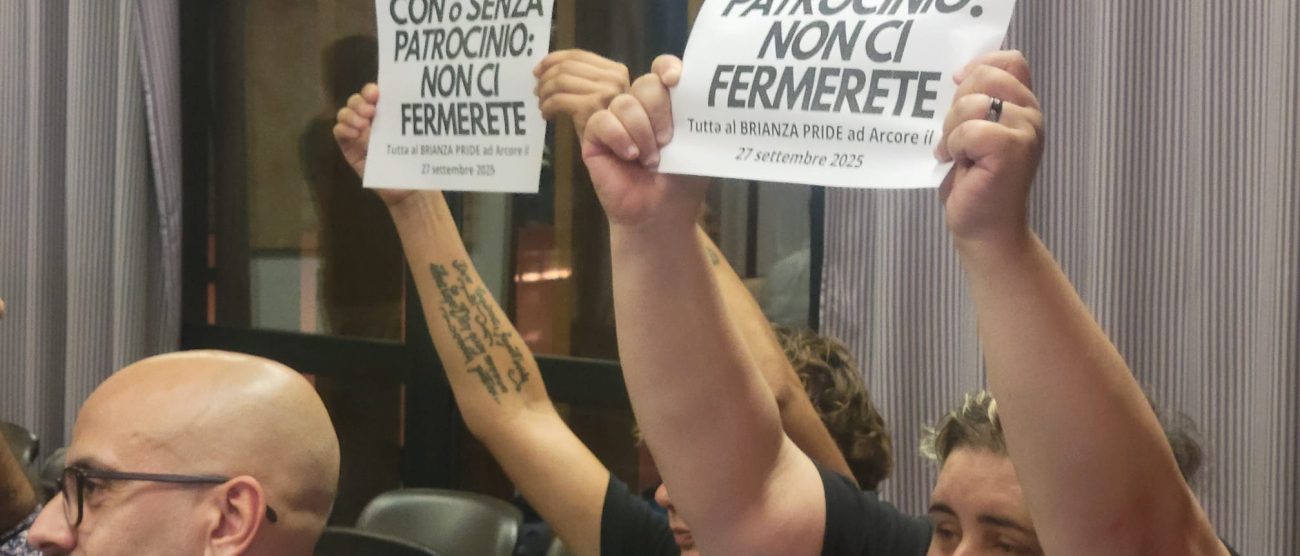 Arcore Pride consiglio no patrocinio