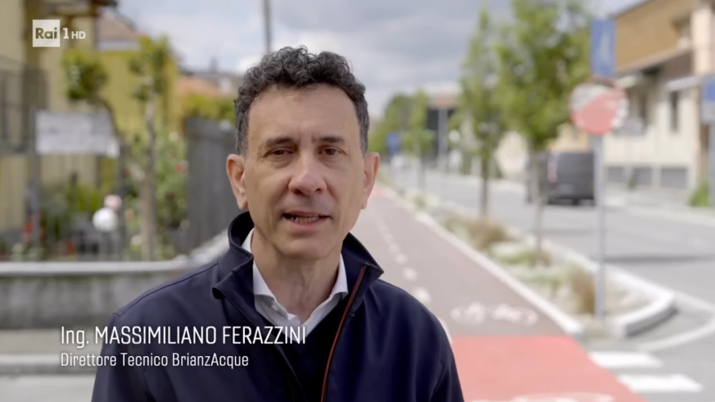 Brianzacque direttore tecnico Ferrazzini trasmissione Noos di Alberto Angela su Rai1