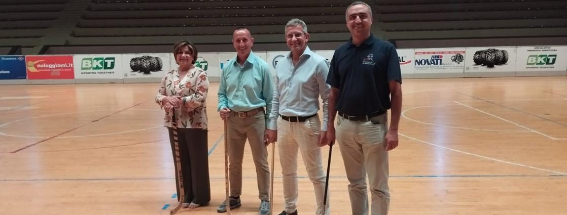 Hockey pista presentazione stagione HRC Monza che giocherà a Seregno