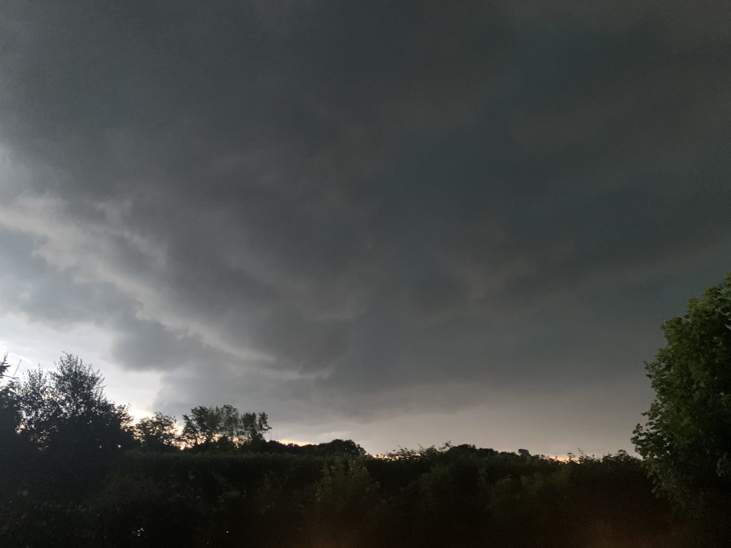 Meteo Monza Brianza 7 luglio 2025 Lesmo verso Ovest