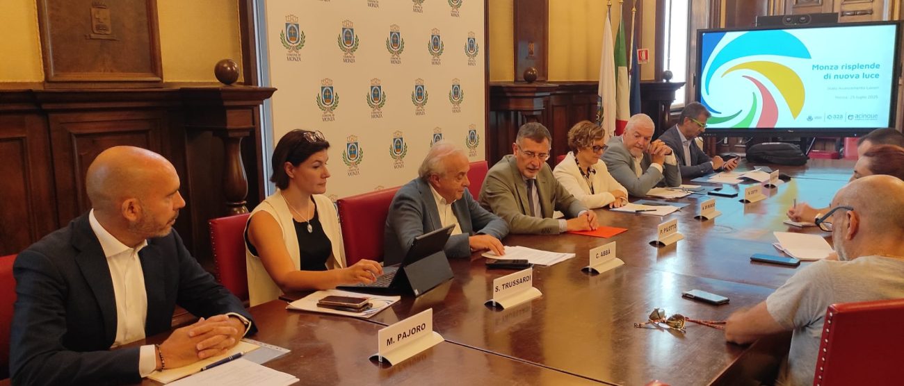 La presentazione dei risultati del progetto sull'illuminazione di Monza