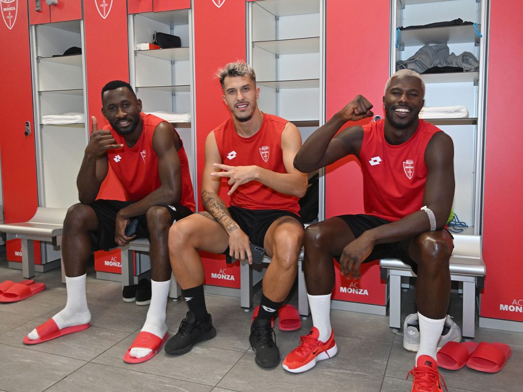 Ac Monza raduno 2025 Monzello Ganvoula Dany Mota Keita Balde - foto Ac Monza